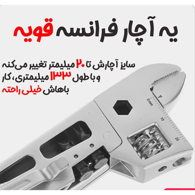 ابزار چندکاره نکس تول مدل NE20145 — تصویر ۴