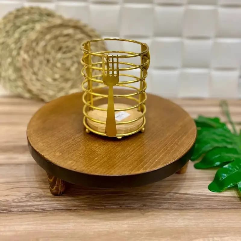 کلاسیک جاقاشق گرد کف چوبی