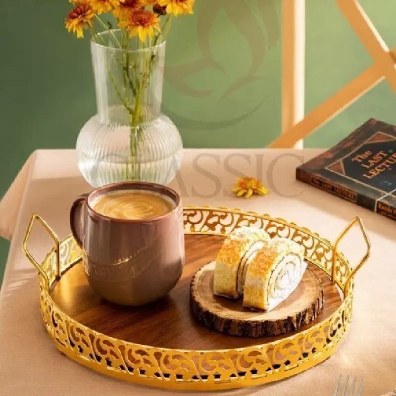 کلاسیک سینی ویژه گرد 28 طلایی