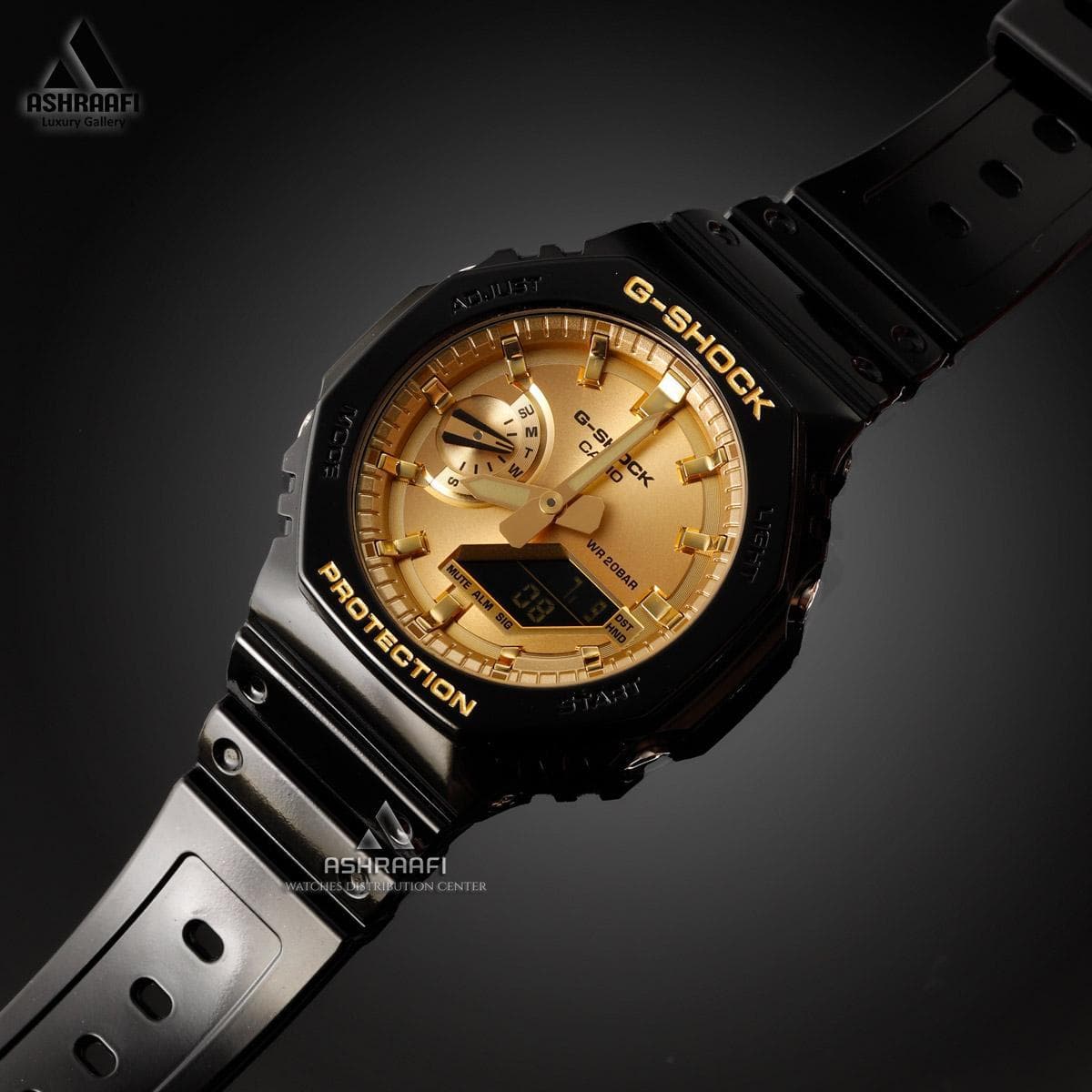 ساعت جیشاک مشکی Casio G-Shock GA-2100GB-1AD — تصویر ۲