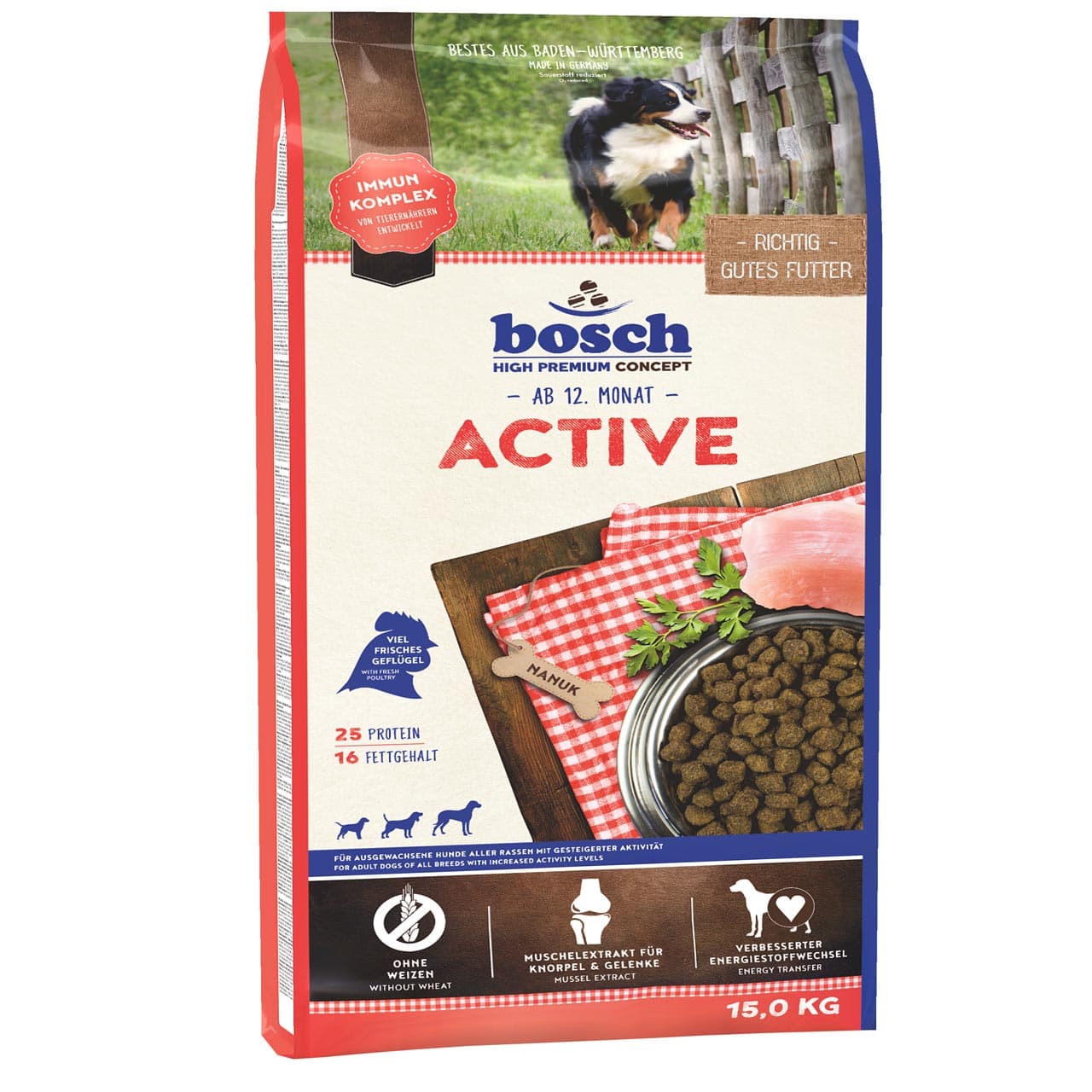 غذای خشک سگ بوش مدل Active