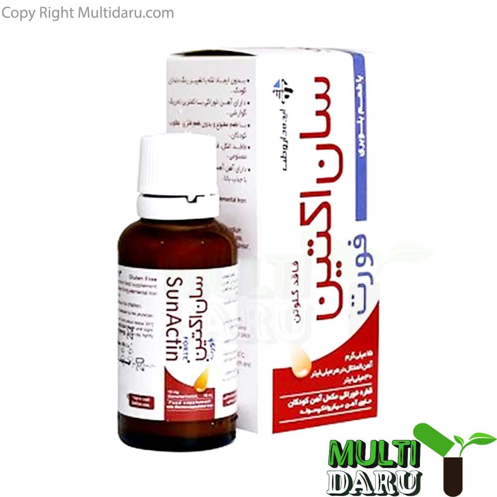 قطره سان اکتین فورت ایده دارو 30 میل