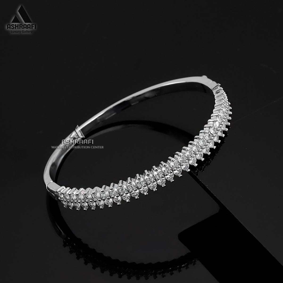 دستبند النگویی فول نگین Women Bracelet DS01 — تصویر ۲