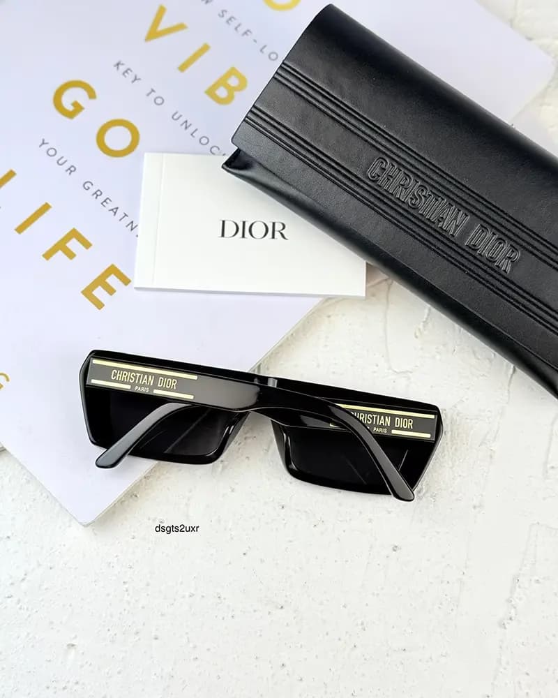 عینک آفتابی زنانه دیور مدل DIOR DSGTS2UXR — تصویر ۴