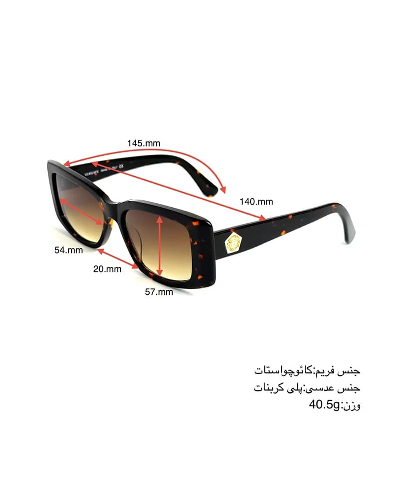 عینک آفتابی زنانه ورساچه مدل VERSACE VE3354 — تصویر ۶