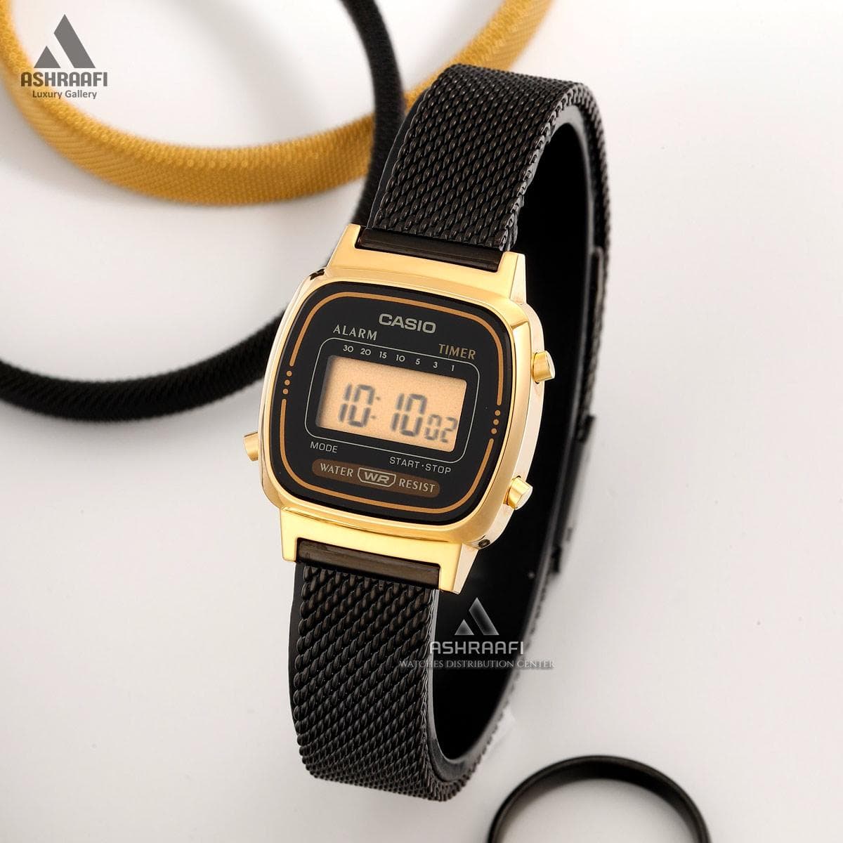 ساعت کاسیو نوستالژی بند حصیری Casio LA670WEMB-1D — تصویر ۲