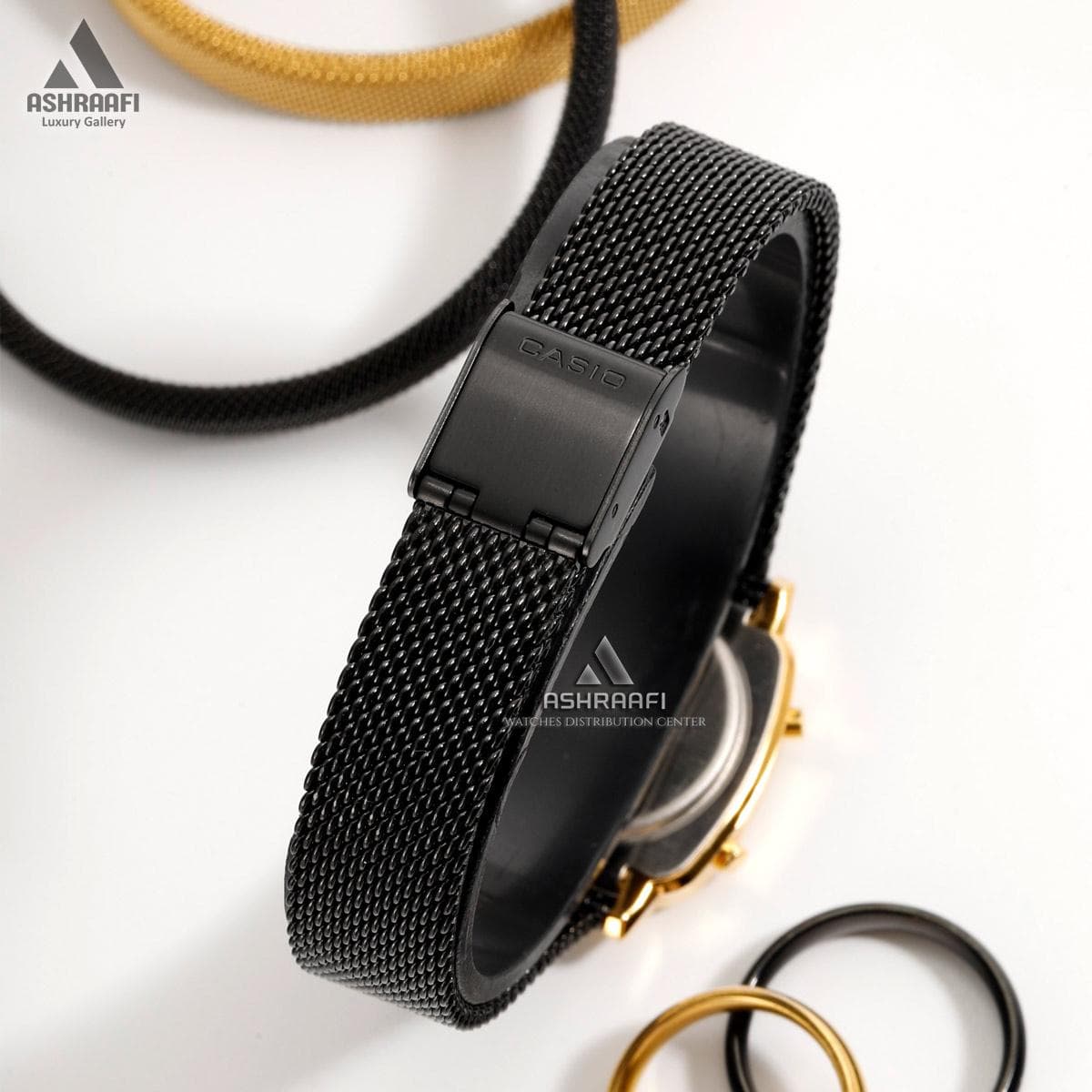 ساعت کاسیو نوستالژی بند حصیری Casio LA670WEMB-1D — تصویر ۶