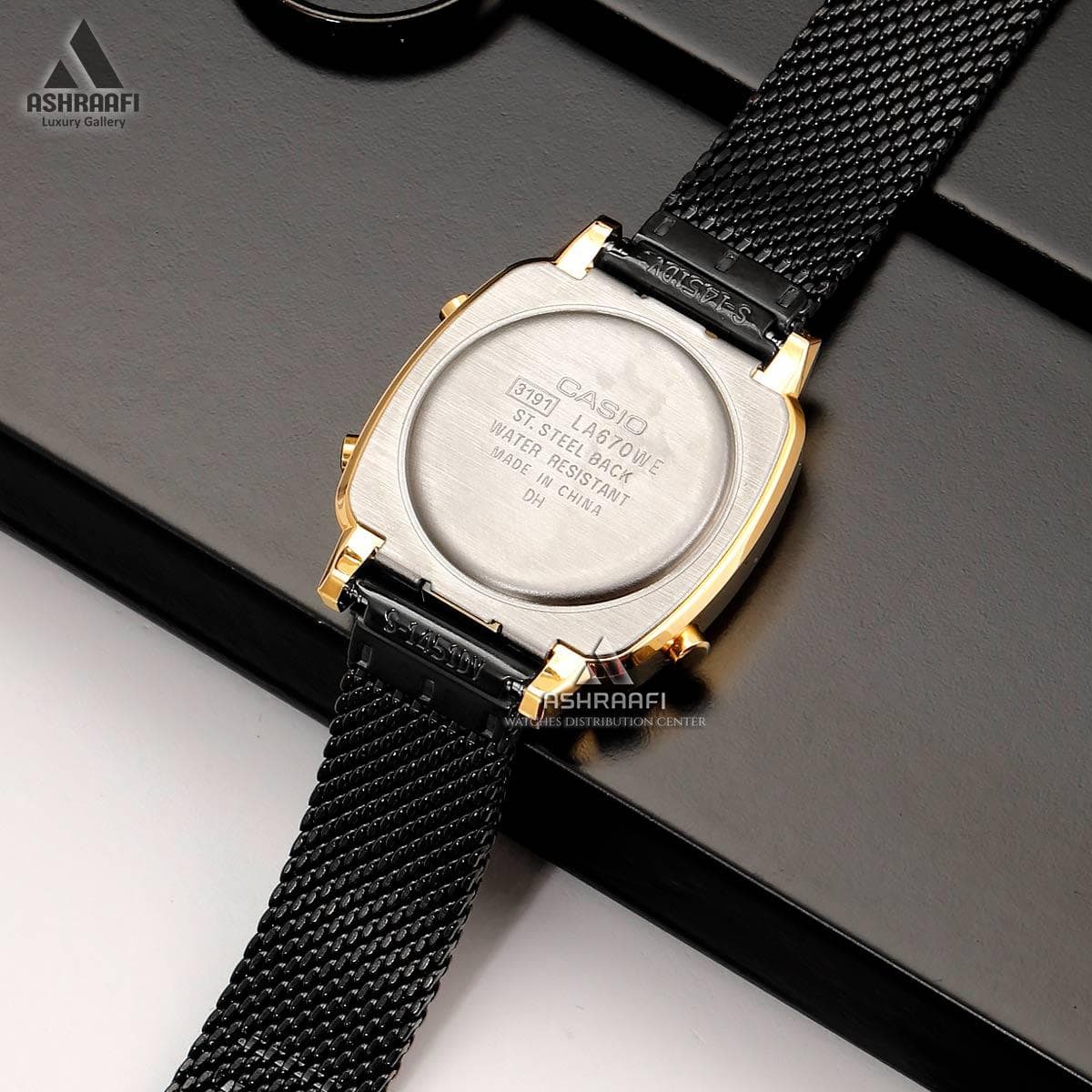 ساعت کاسیو نوستالژی بند حصیری Casio LA670WEMB-1D — تصویر ۷