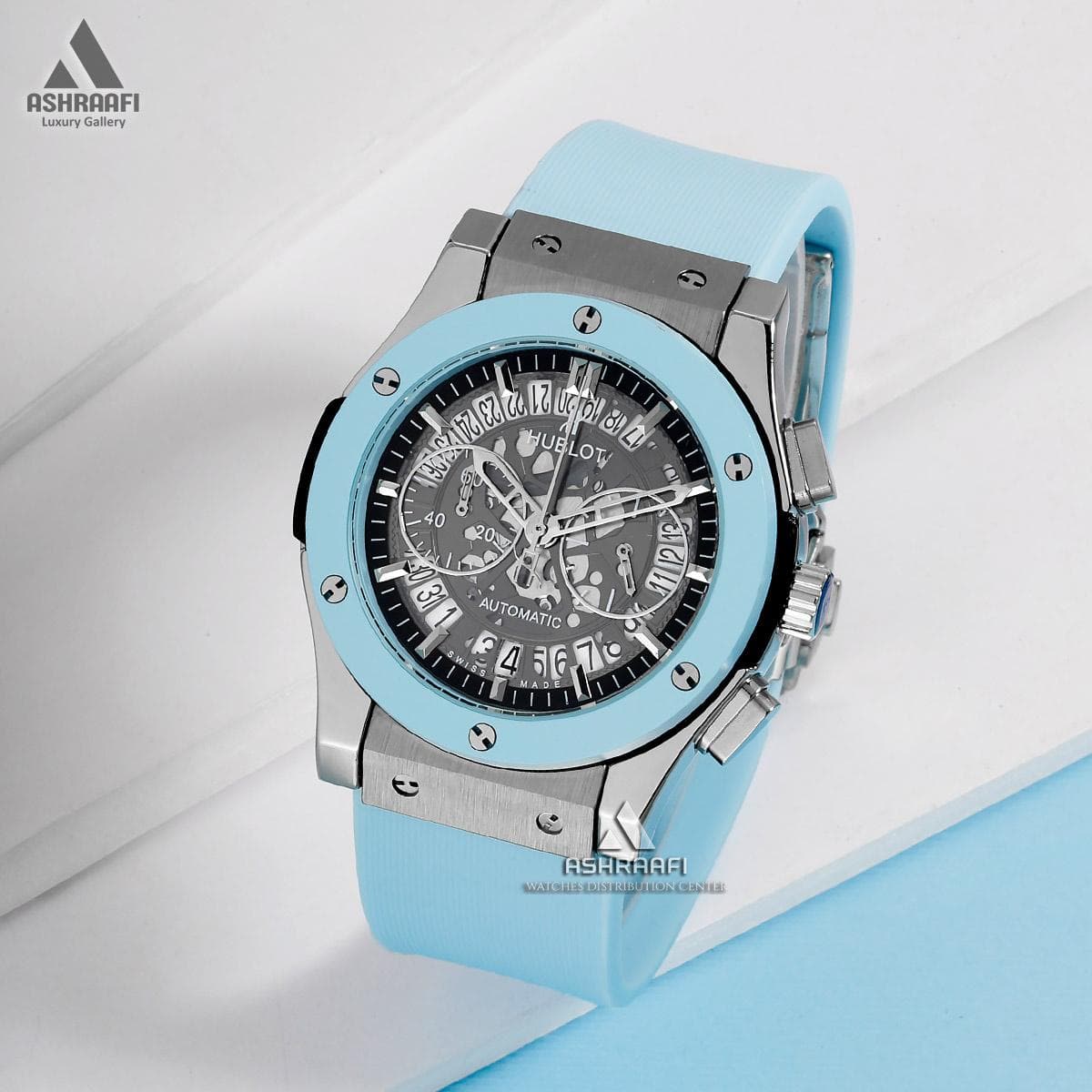 ساعت هابلوت آبی آسمانی Hublot Big Bang Sky Blue 76-3 — تصویر ۲
