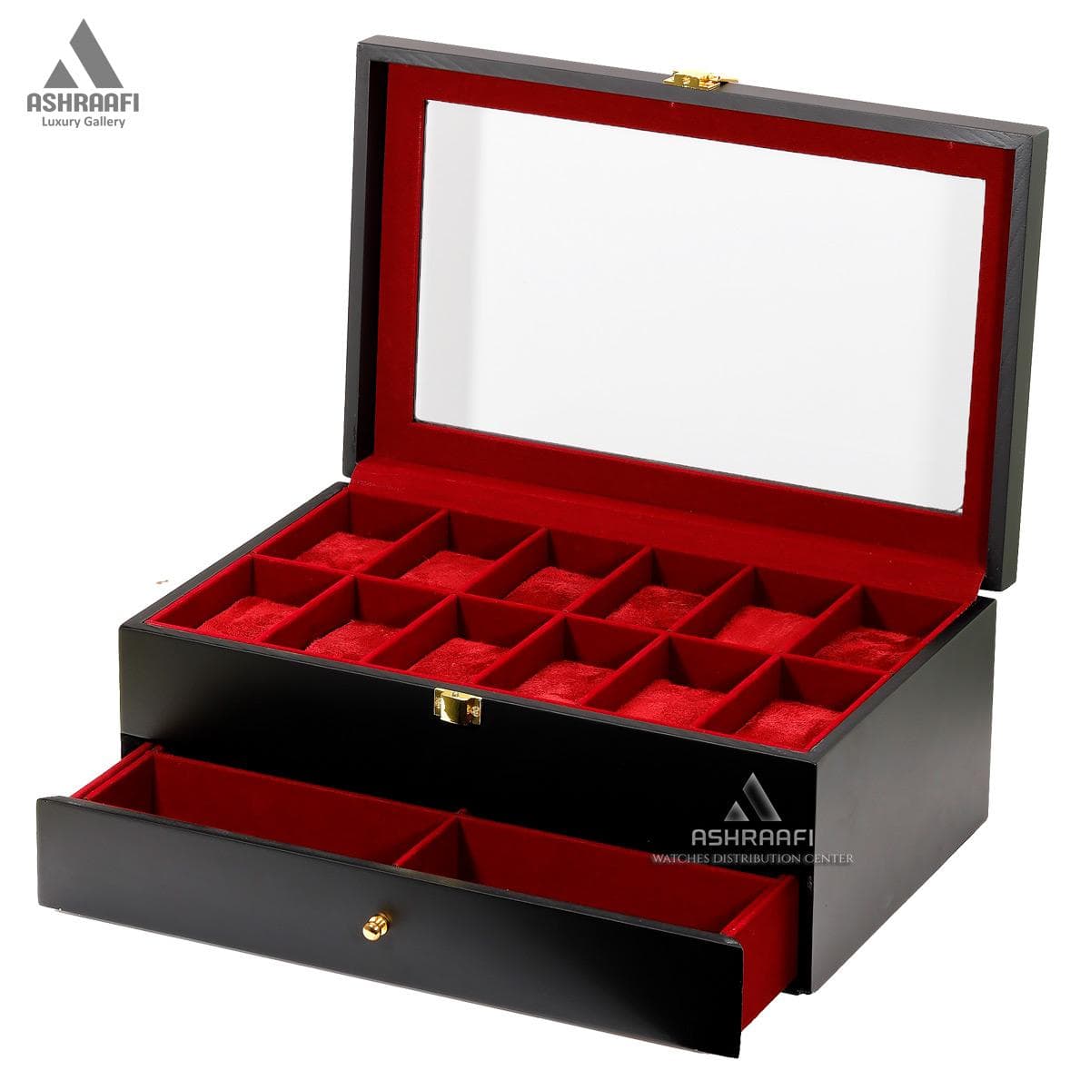 جعبه ساعت 12 تایی چوبی Box Watches T12-6 — تصویر ۲