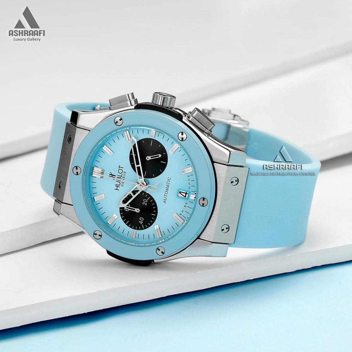 ساعت هابلوت آبی Hublot Big Bang Sky Blue 76-1 — تصویر ۴