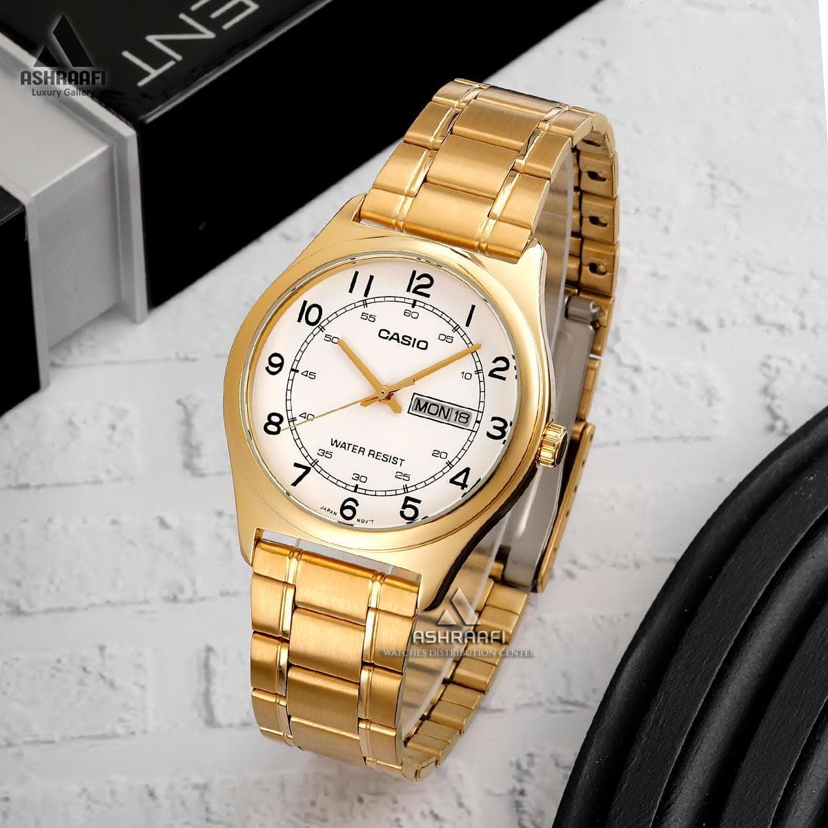 ساعت کاسیو طلایی Casio MTP-V006G-7B — تصویر ۲