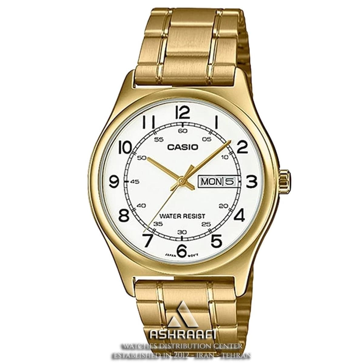 ساعت کاسیو طلایی Casio MTP-V006G-7B