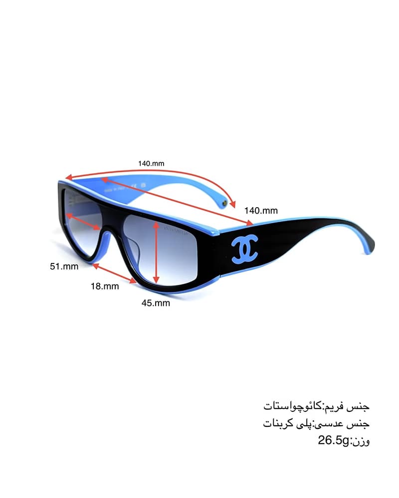 عینک آفتابی زنانه شانل مدل CHANEL CH6056 (sl) — تصویر ۴