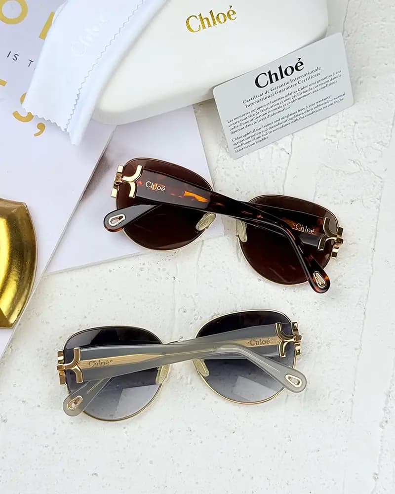 عینک آفتابی زنانه کلویی مدل CHLOE CH0256S — تصویر ۵