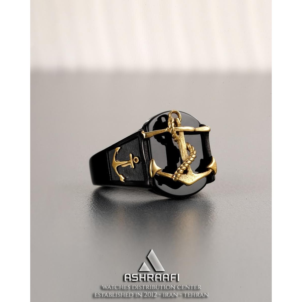 انگشتر مردانه Anchor Ring KG01