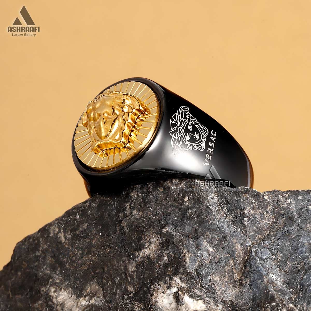 انگشتر مردانه ورساچه Versache Ring KG01 — تصویر ۲