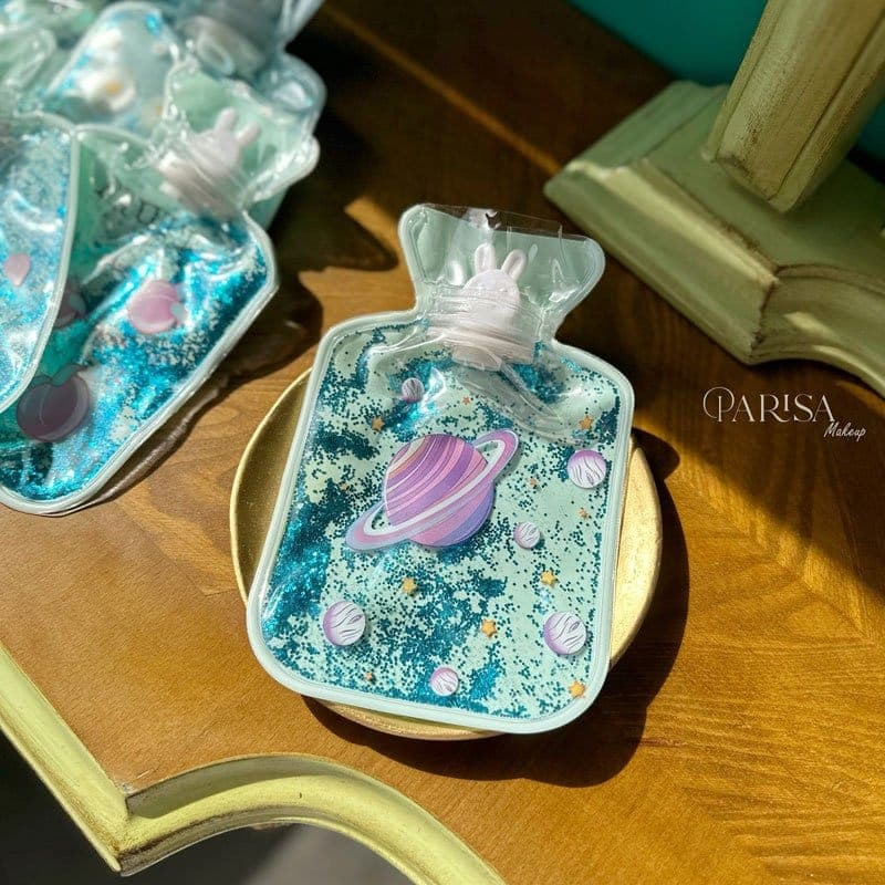 کیسه آب گرم اکلیلی(رنگ سبزآبی) — تصویر ۳
