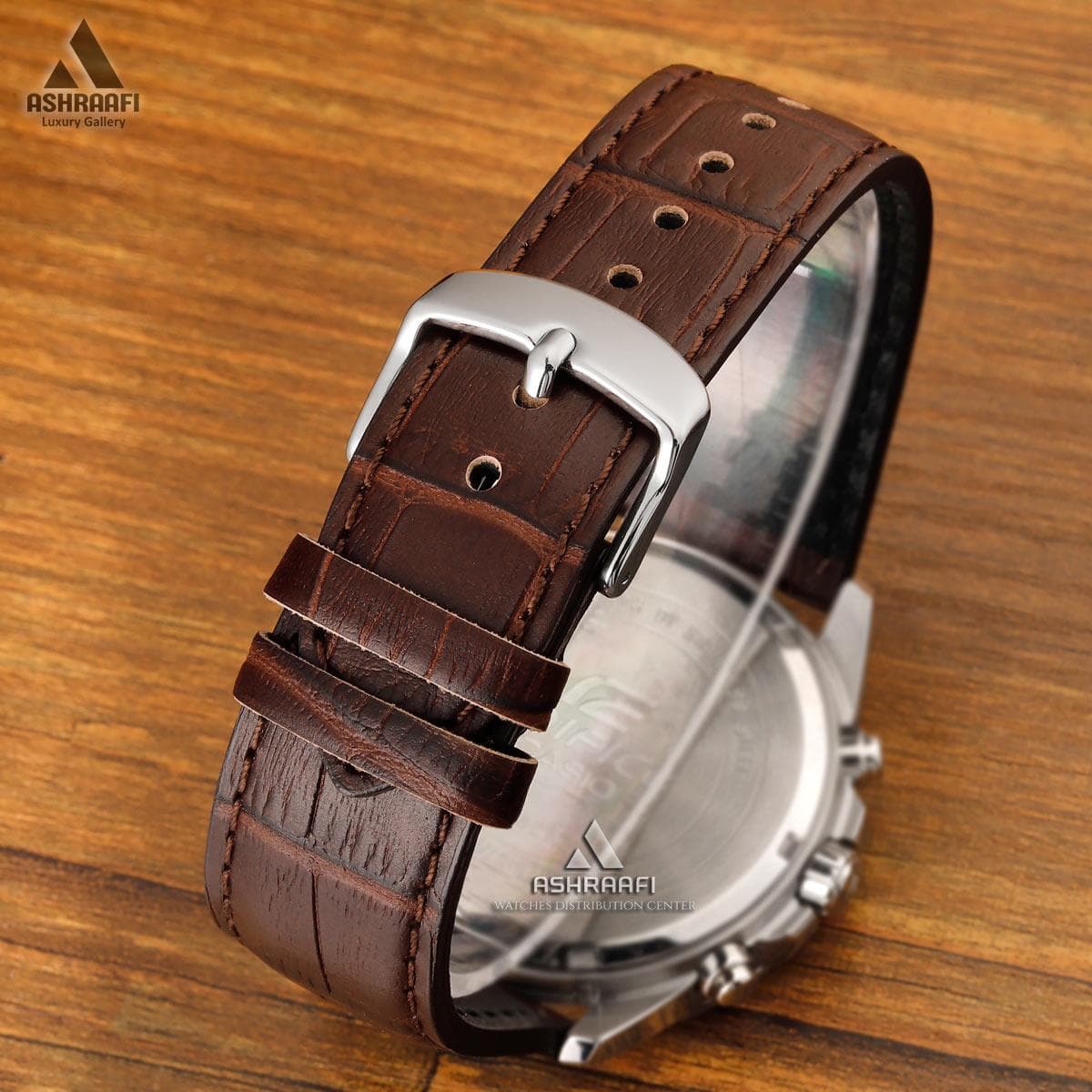 ساعت کاسیو ادیفایس بند چرمی Casio Edifice EFR-526L-7AV — تصویر ۵