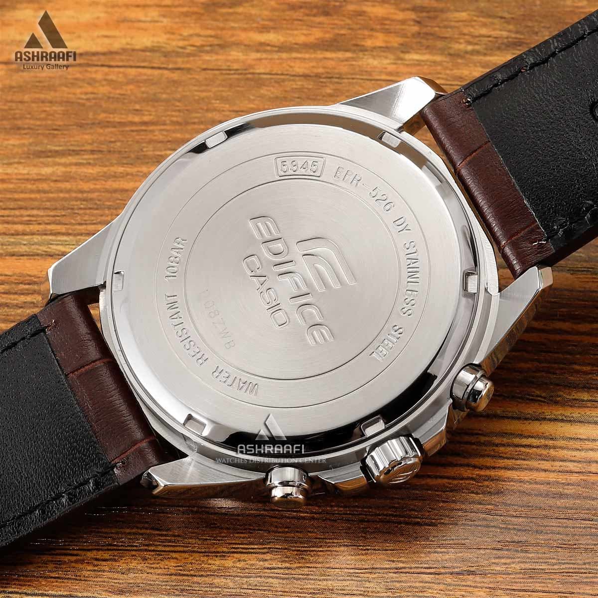 ساعت کاسیو ادیفایس بند چرمی Casio Edifice EFR-526L-7AV — تصویر ۶