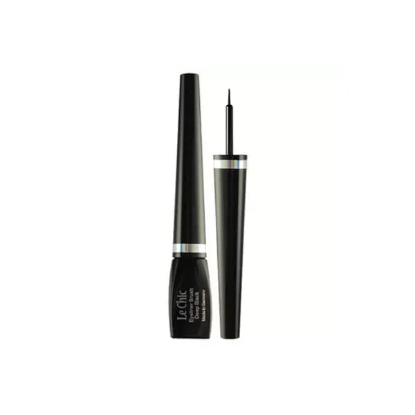 خط چشم مویی لچیک مدل Brush Deep Black
