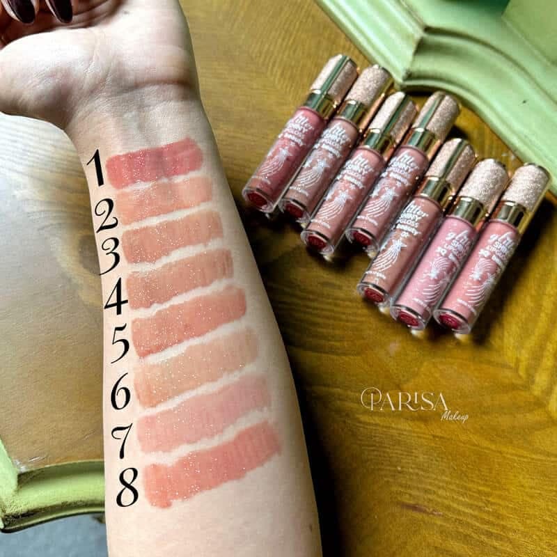 لیپ گلاس 3Q Beauty مدل glitter shiny کد 298 — تصویر ۲