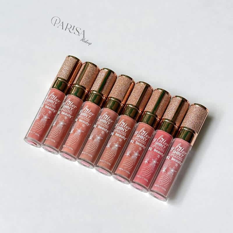 لیپ گلاس 3Q Beauty مدل glitter shiny کد 298