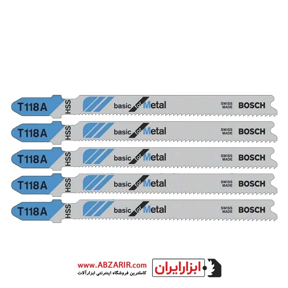 تیغ اره 5 عددی عمودبر فلز طرح بوش مدل T118A — تصویر ۴