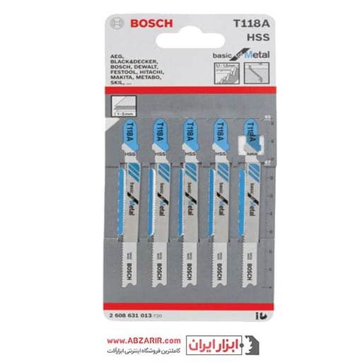 تیغ اره 5 عددی عمودبر فلز طرح بوش مدل T118A