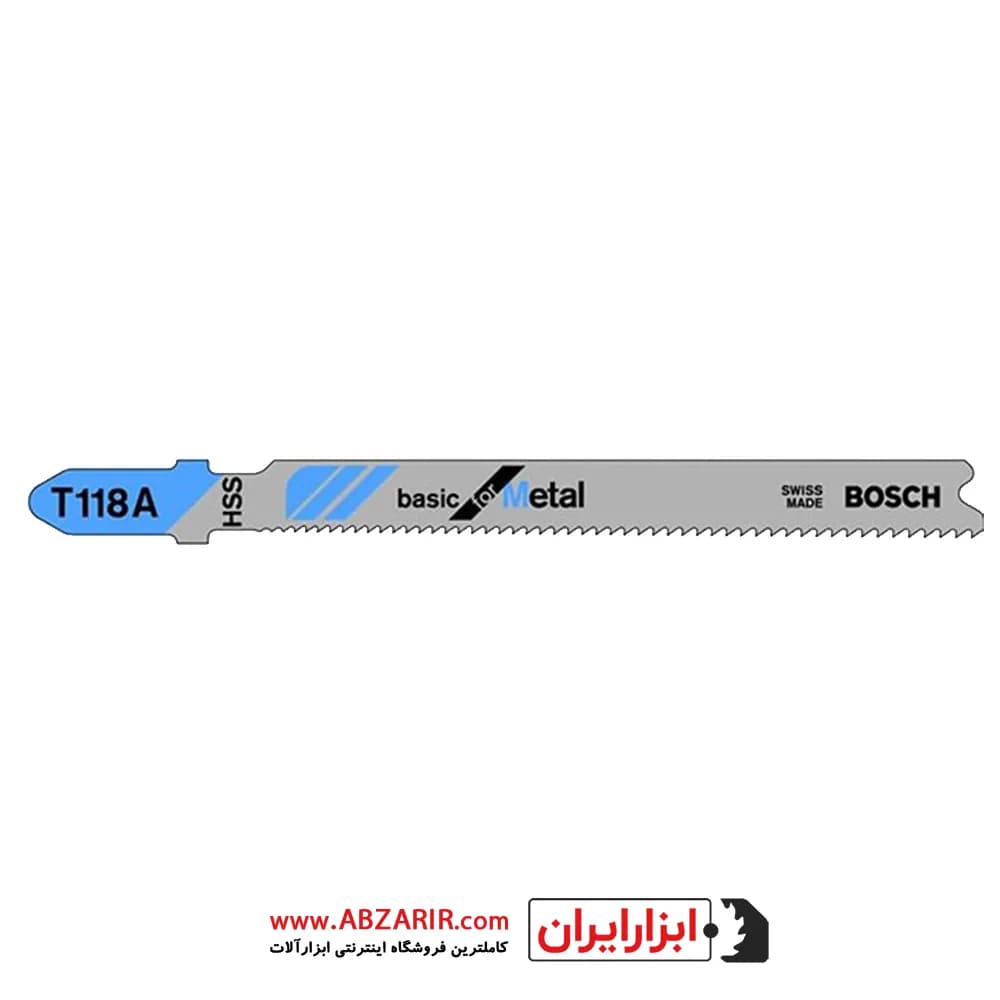 تیغ اره 5 عددی عمودبر فلز طرح بوش مدل T118A — تصویر ۳