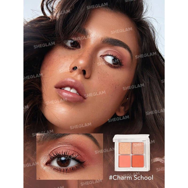 پالت سایه چشم شیگلم SHEGLAM مدل Cosmic Crystal رنگ Charm School — تصویر ۳