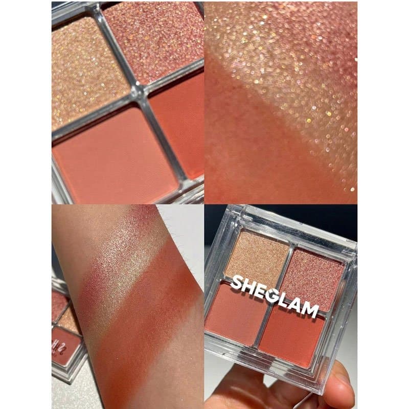 پالت سایه چشم شیگلم SHEGLAM مدل Cosmic Crystal رنگ Charm School — تصویر ۴