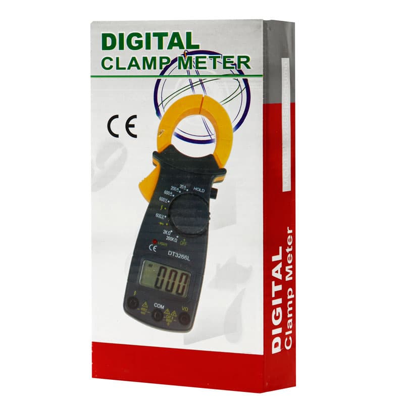 کلمپ متر دیجیتال AC ـ 600 آمپر مدل DT3266L (بدون بازر) — تصویر ۷