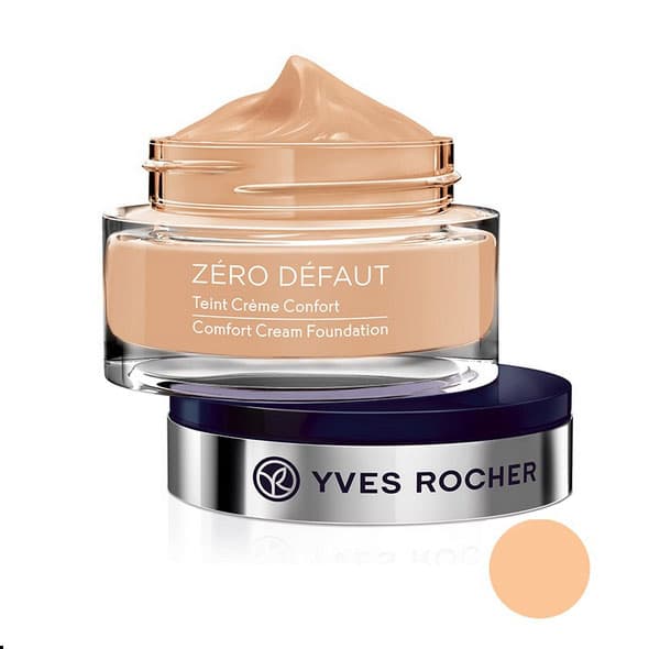 کرم پودر ایوروشه مدل Confort Cream Rose 100 حجم 40 ميلی ليتر