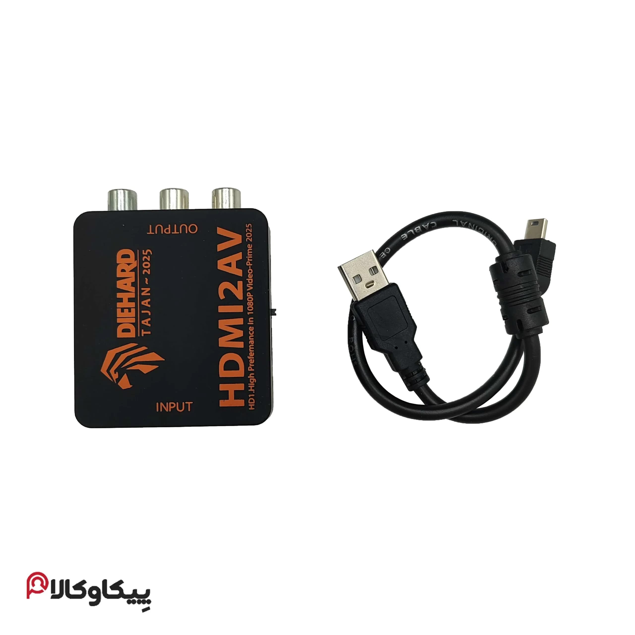 تبدیل کابل اچ دی ام آی به ای وی سه فیش ( RCA ) HDMI TO AV — تصویر ۲