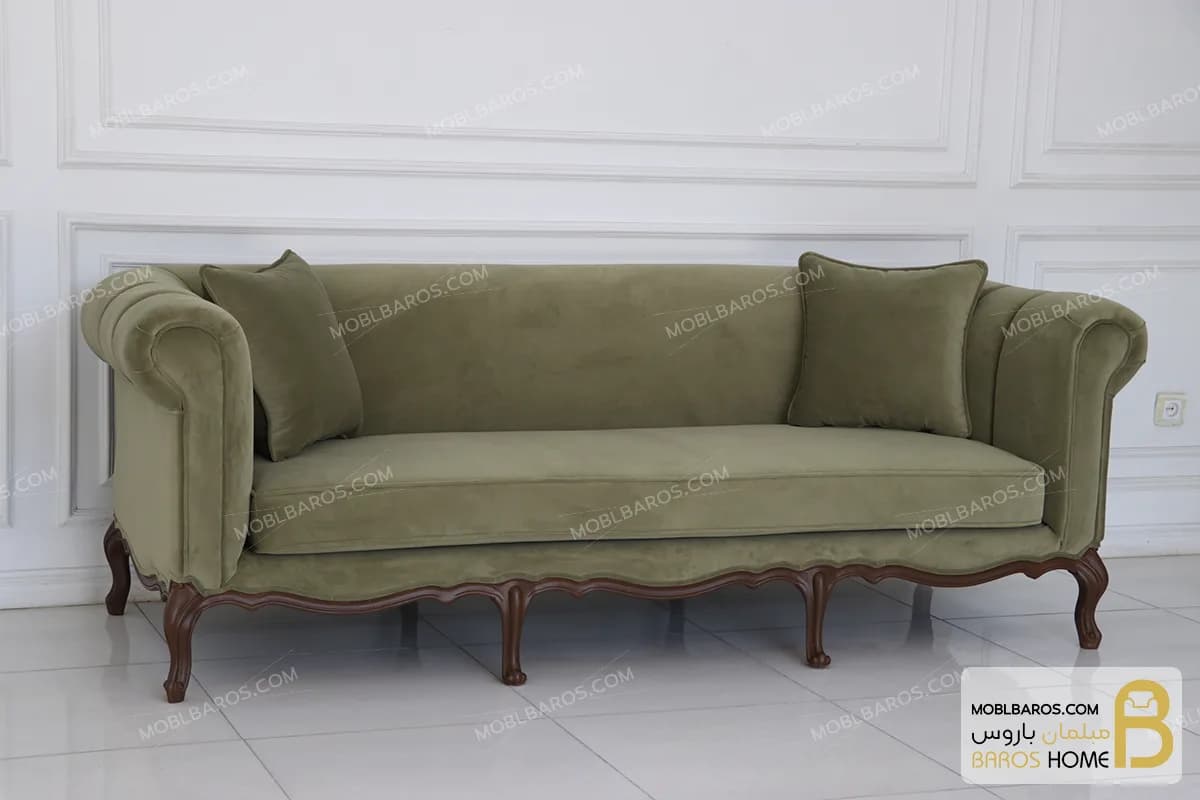 کاناپه جورجیا چستر لمسه دوخت شیاری — تصویر ۸