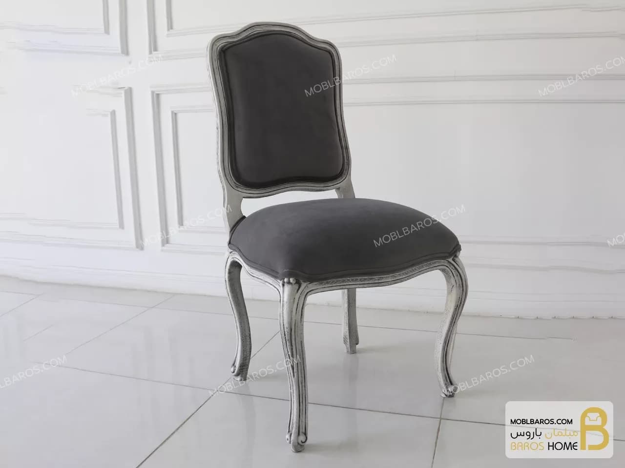صندلی چوبی فرانسوی بدون دسته