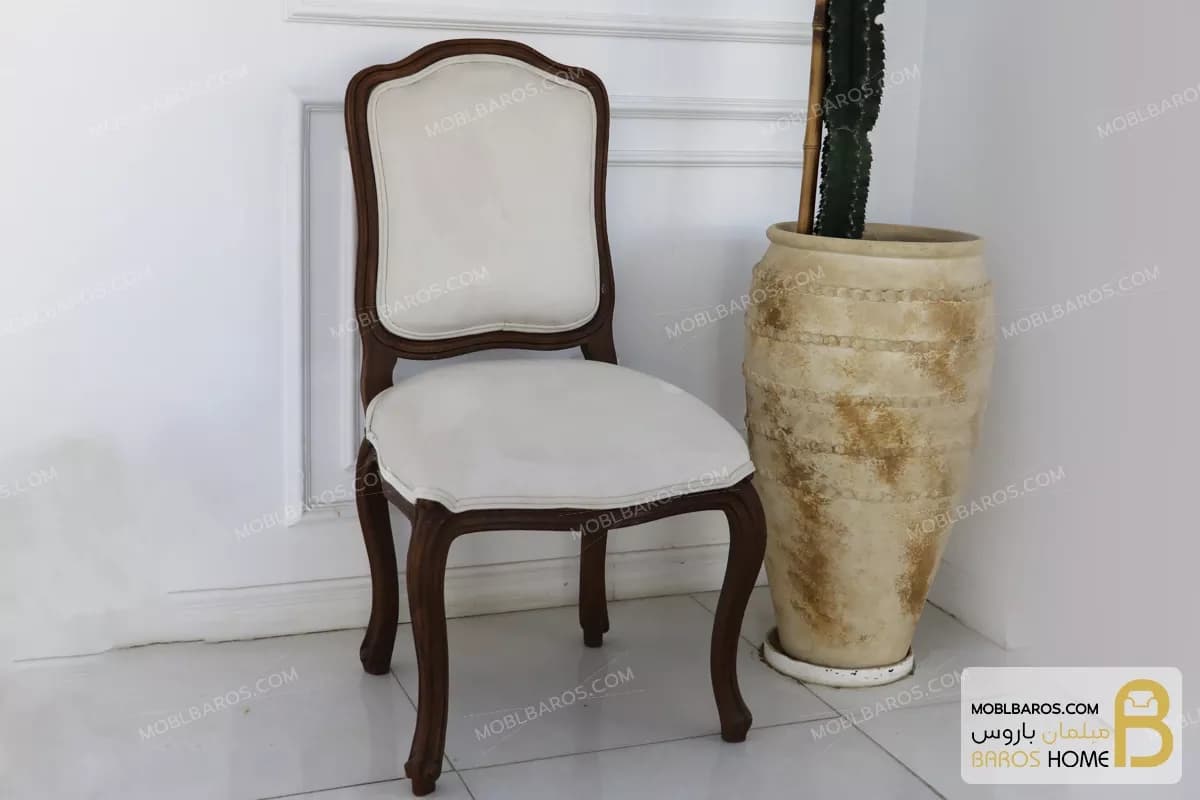 صندلی چوبی فرانسوی بدون دسته — تصویر ۲