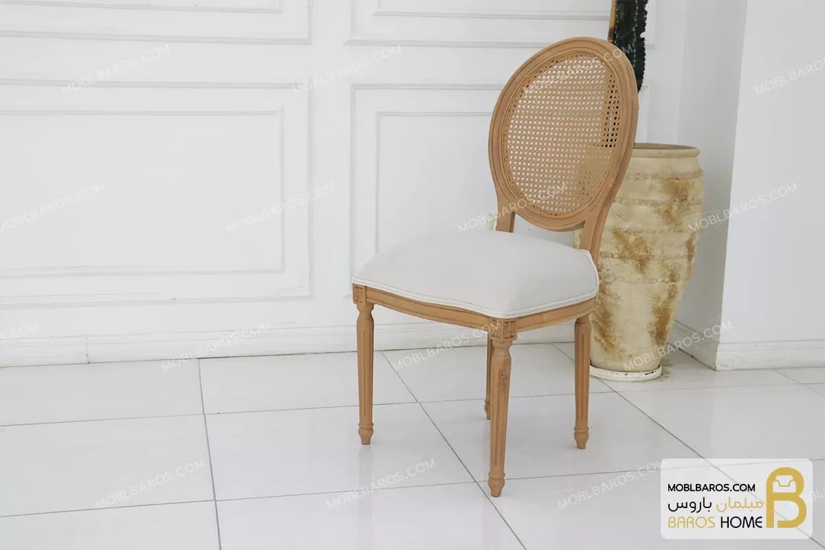 صندلی راشل با پایه لویی — تصویر ۷