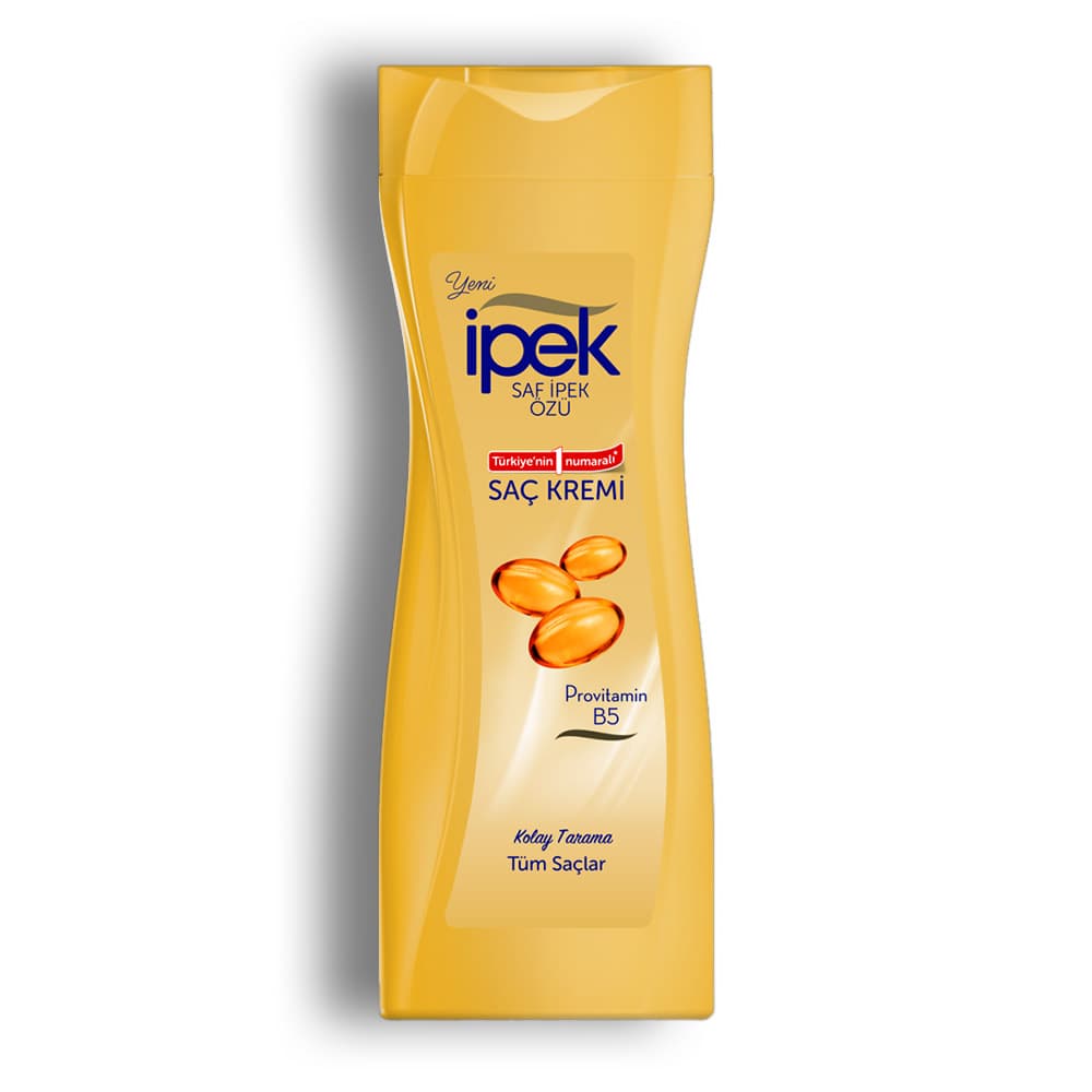 نرم کننده موی سر Ipek سری Pure Silk Extract مدل Easy Comb حاوی ویتامین B5 حجم 570 میل
