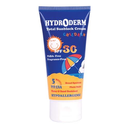 کرم ضد آفتاب کودکان هیدرودرم SPF30 حجم 50 میل