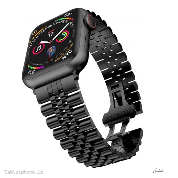 بند ساعت هوشمند اپل واچ 44 / 42mm مدل استیل 5Rows — تصویر ۲