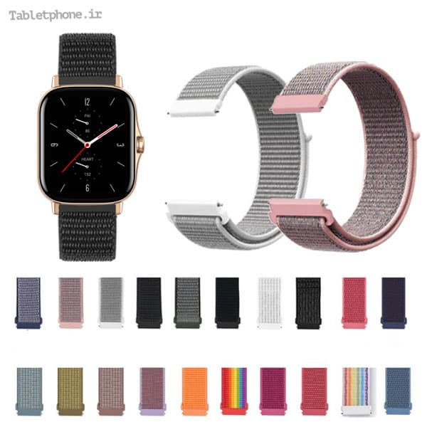 بند ساعت هوشمند شیائومی Amazfit GTS 2 مدل Nylon Loop