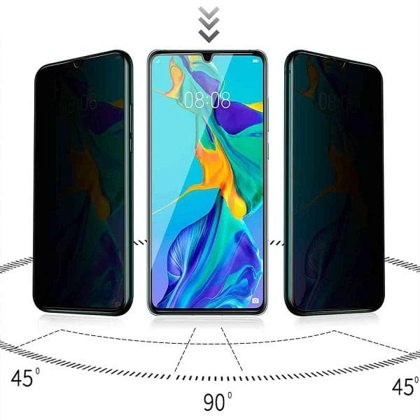 Privacy Full Glass Screen Protector For Xiaomi Poco M3 — تصویر ۲
