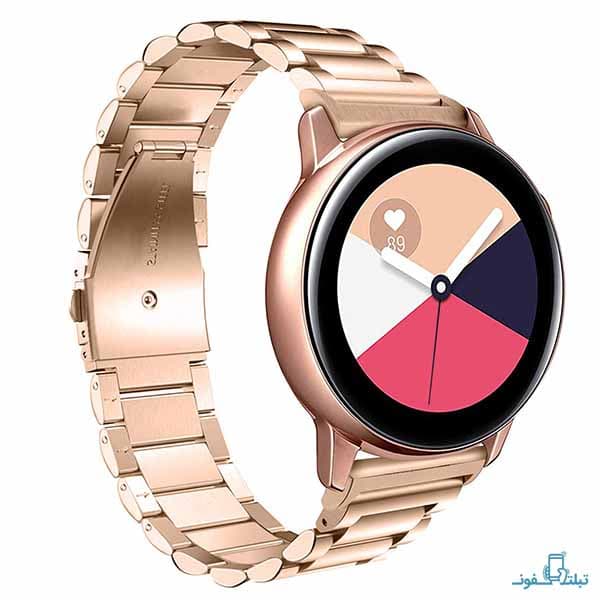 Samsung Galaxy Watch Active Stainless Steel Band Strap — تصویر ۴