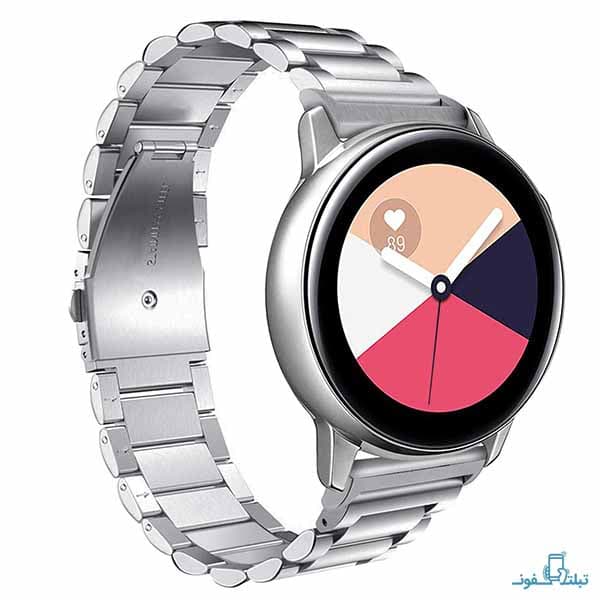 Samsung Galaxy Watch Active Stainless Steel Band Strap — تصویر ۶