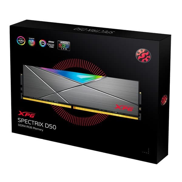 رم ای دیتا XPG SPECTRIX D50 8GB 3600MHz CL18 DDR4 — تصویر ۲