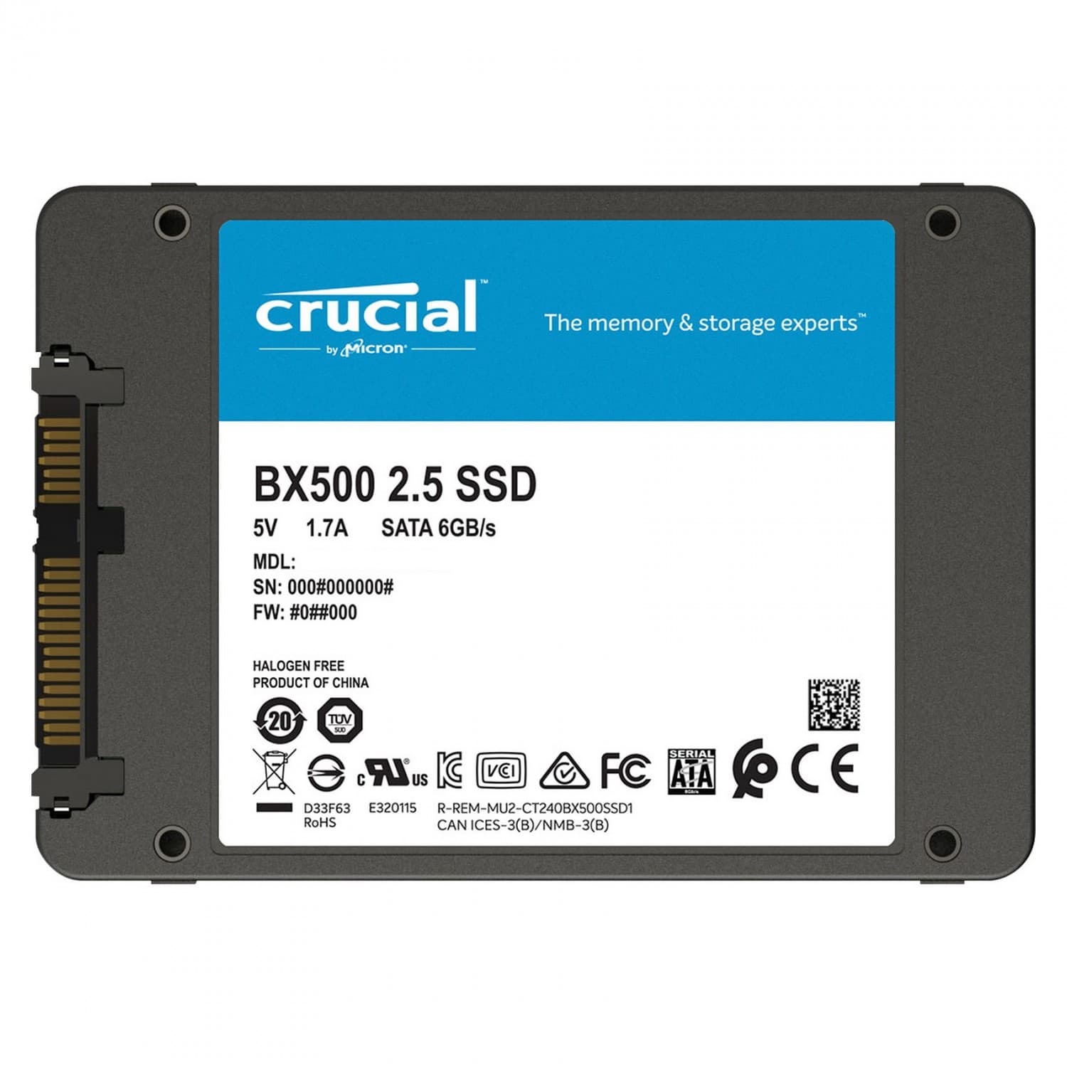 اس اس دی کروشیال BX500 240GB — تصویر ۴