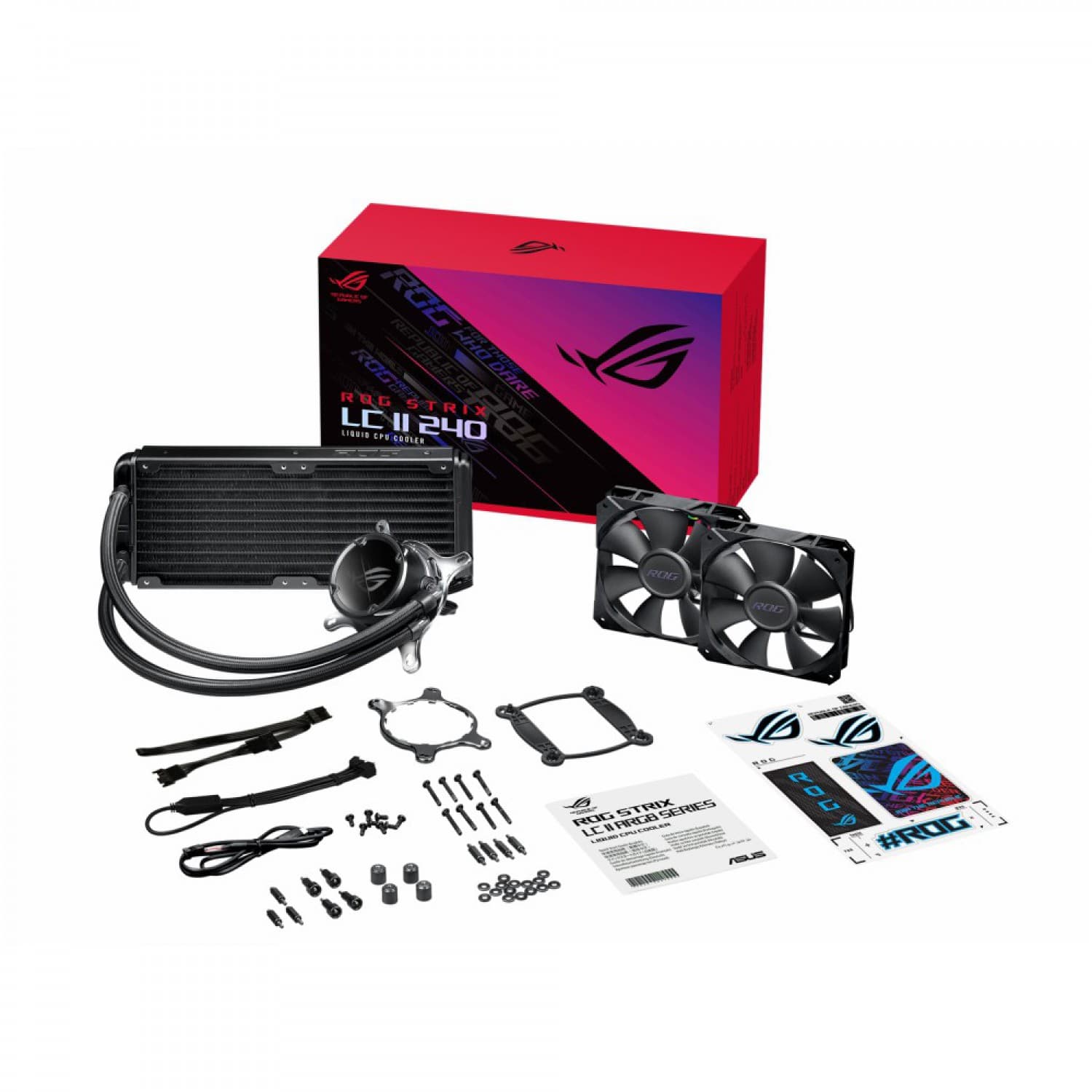 خنک کننده مایع پردازنده ایسوس ROG Strix LC 240 — تصویر ۲