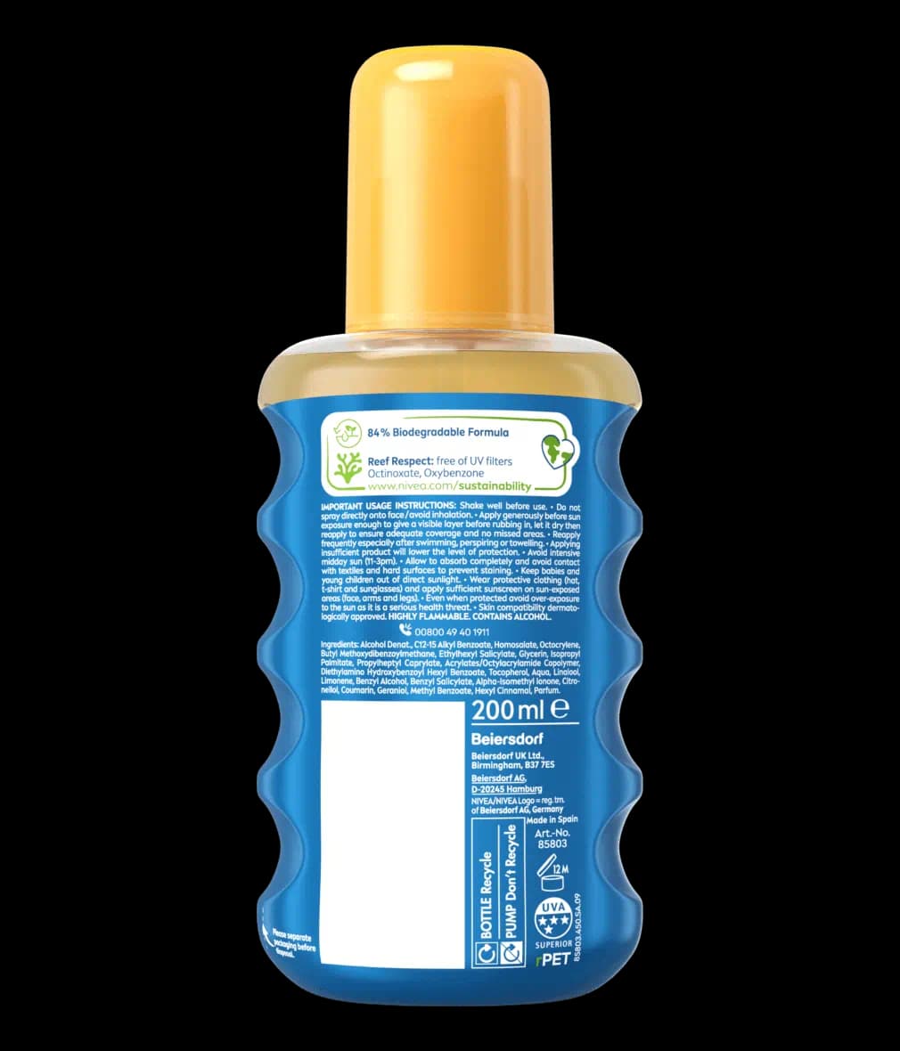 اسپری ضد آفتاب و خنک کننده SPF30 نیوا — تصویر ۵